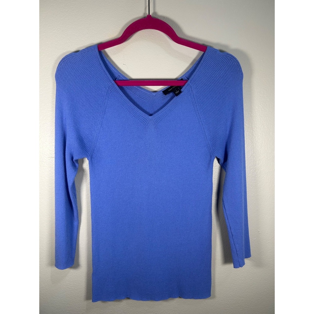 Ann Taylor Blue Top Size M
